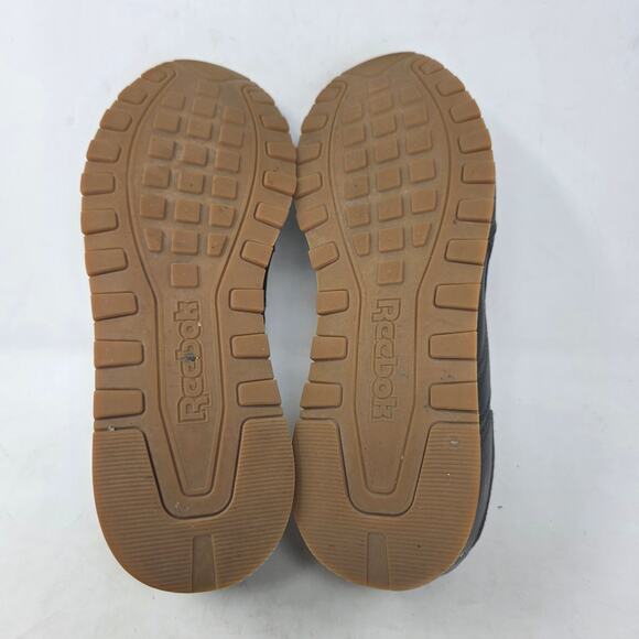 Reebok Classic Leather Black Womens 9 Retro Casual Sneakers - Picture 7 of 8